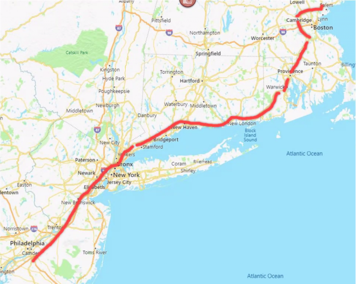 Route Of I 95 